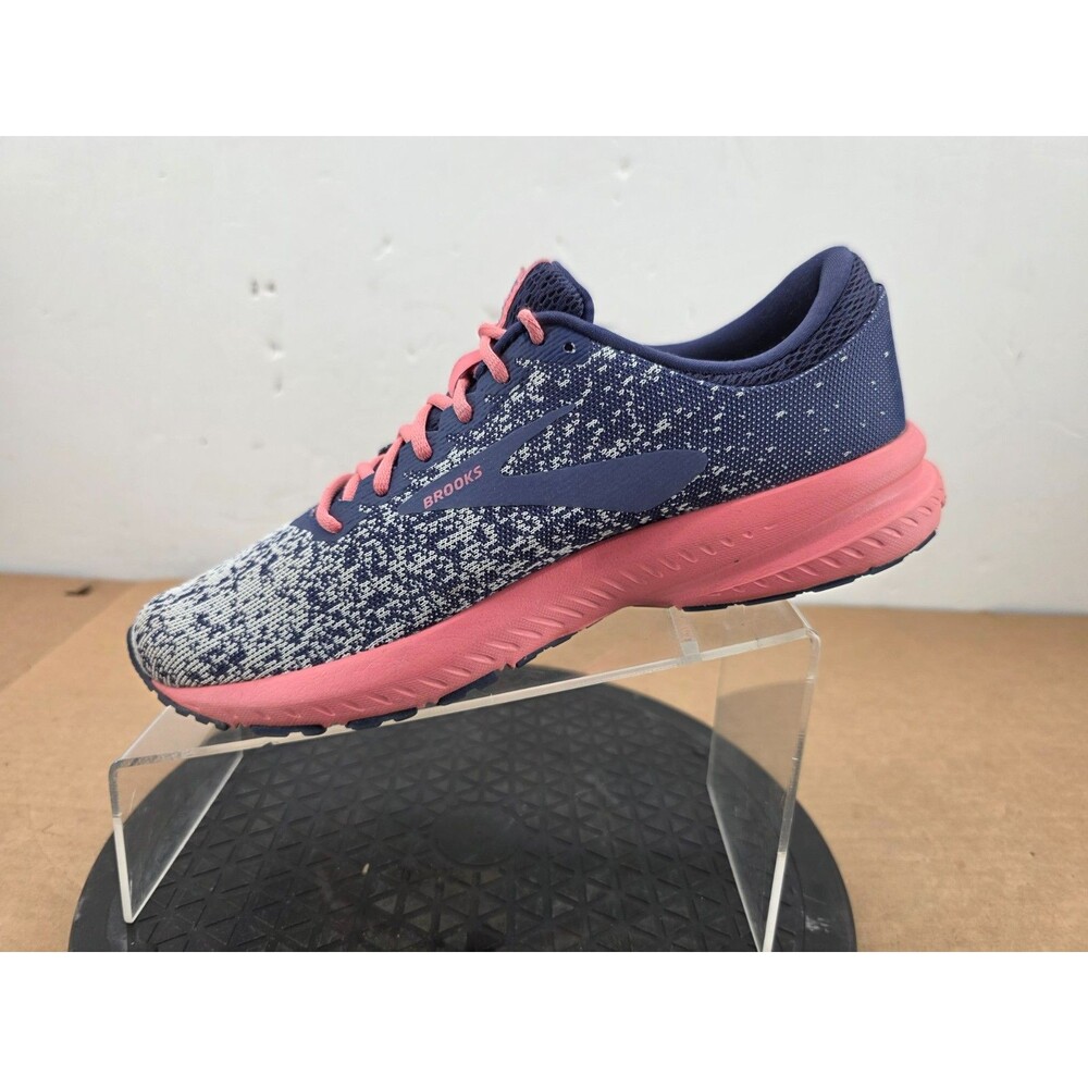 Brooks Launch 6 Womens Running Shoes Blue Pink 1202851B422 Size 8.5 - Picture 12 of 16